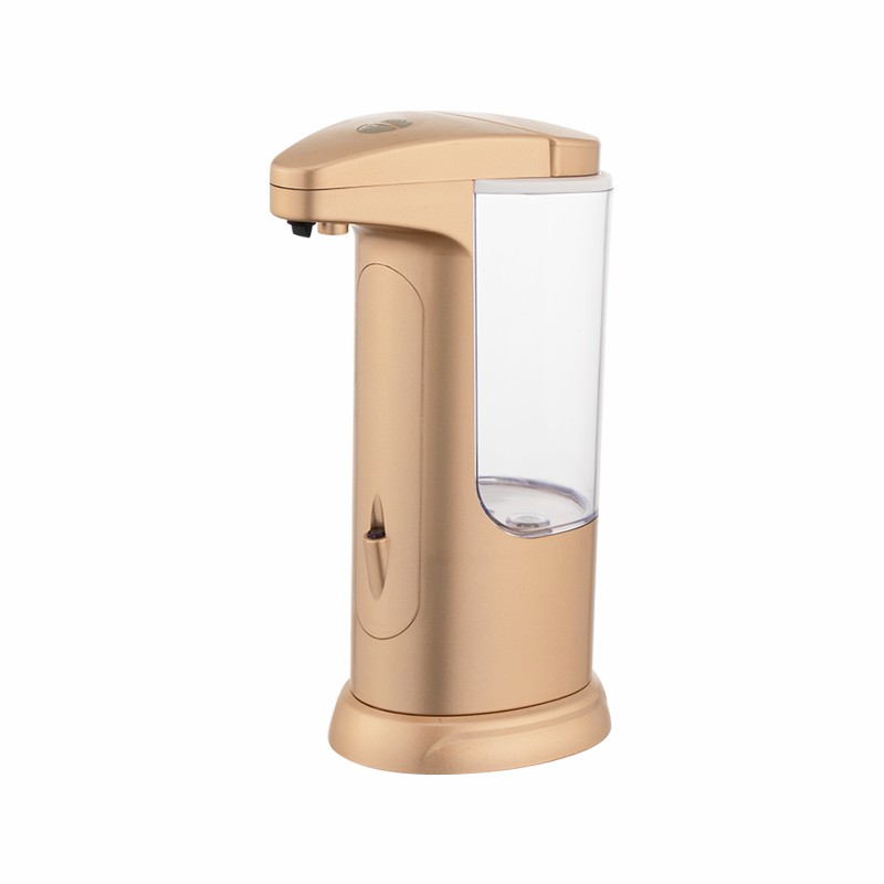 Dispensador automático de jabón con sensor de pintura en aerosol ABS AD-1805 + PC Champagne Gold 370ml