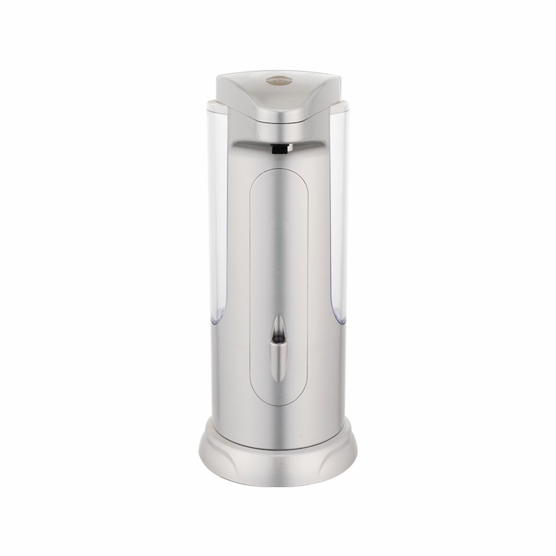 Dispensador de jabón con sensor automático de ajuste de tres velocidades plateado AD-1805 370 ml