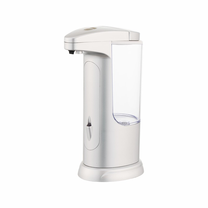 Dispensador de jabón con sensor automático de ajuste de tres velocidades plateado AD-1805 370 ml