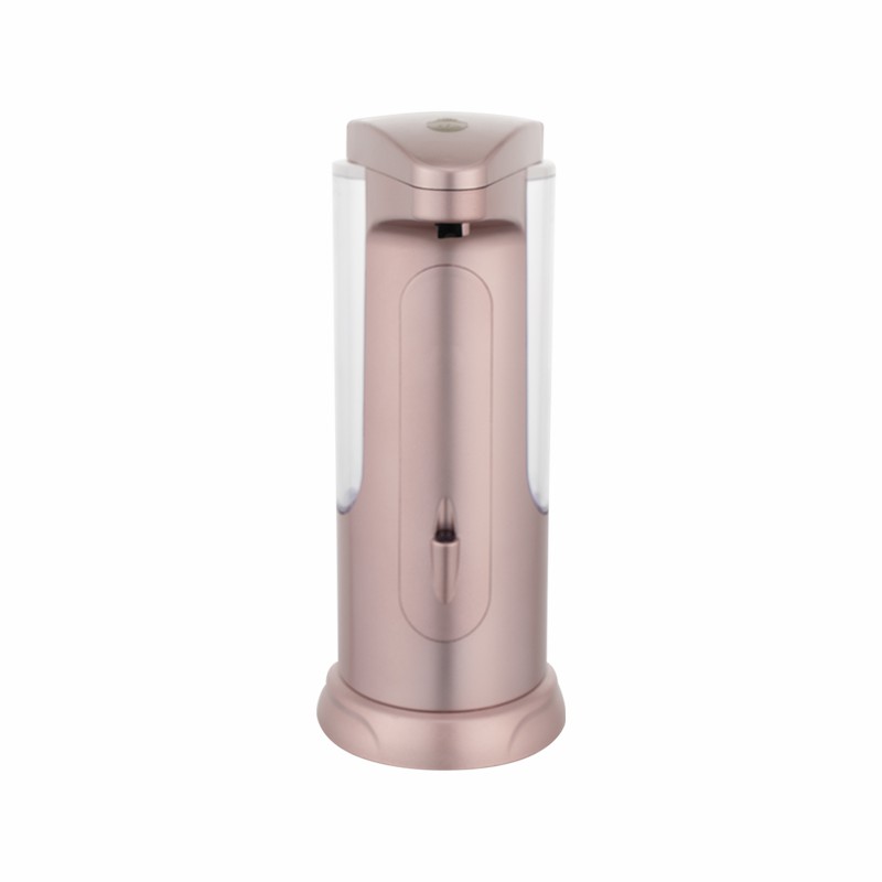 AD-1805 Dispensador automático de jabón con sensor dorado rosa de 370 ml